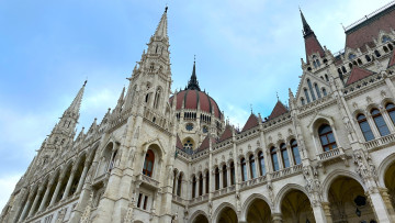 обоя hungarian parliament building, города, будапешт , венгрия, hungarian, parliament, building