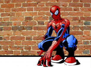 Картинка spider man рисованные комиксы
