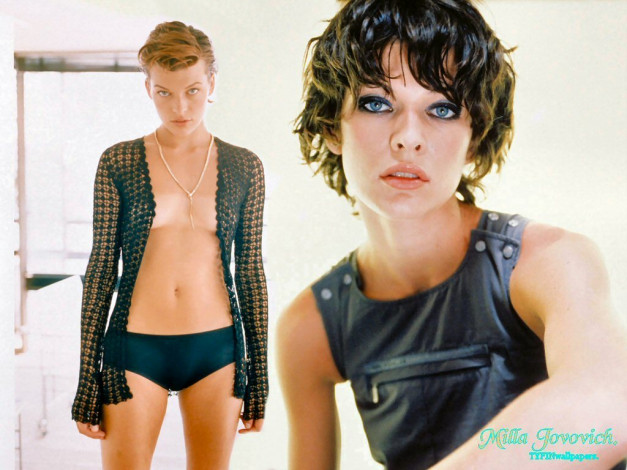 Обои картинки фото Milla Jovovich, девушки, милла, йовович