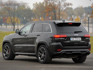 Картинка автомобили jeep srt cherokee grand eu-spec темный