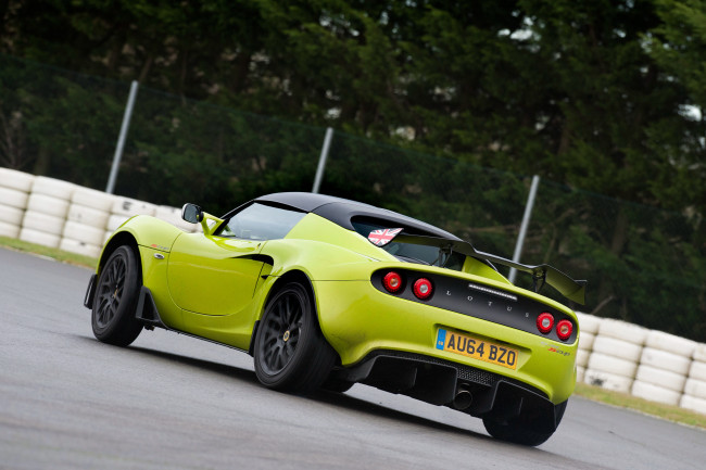 Обои картинки фото автомобили, lotus, зеленый, 2014г, s, cup, elise