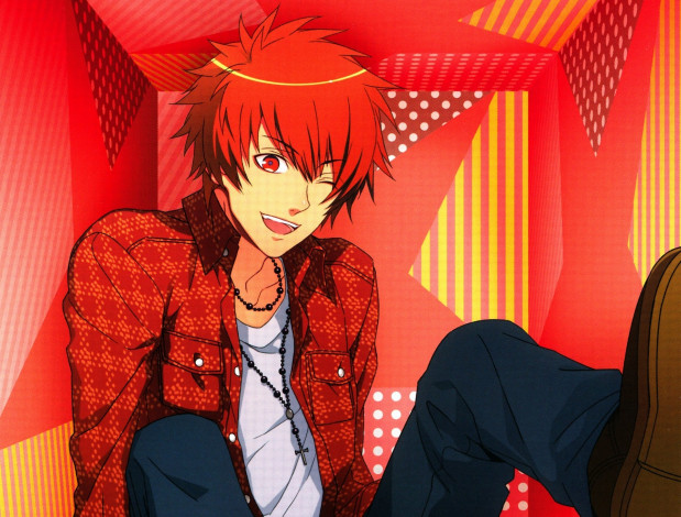 Обои картинки фото аниме, uta no prince-sama, ittoki, otoya