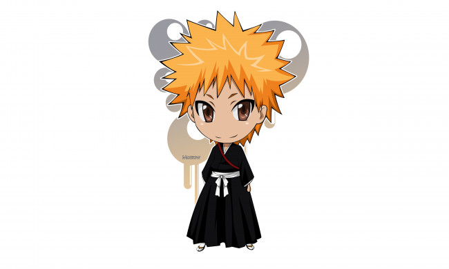 Обои картинки фото аниме, bleach, kurosaki, ichigo