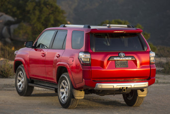 Картинка toyota+4runner+2013 автомобили toyota красный 4runner 2013