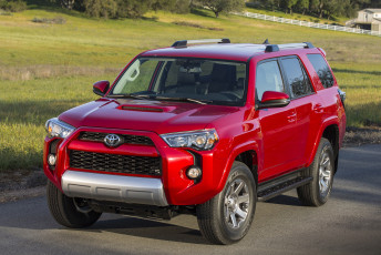 Картинка toyota+4runner+2013 автомобили toyota 4runner красный 2013