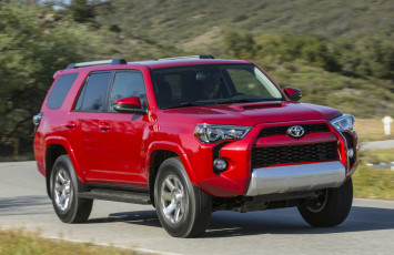 Картинка toyota+4runner+2013 автомобили toyota красный 2013 4runner