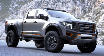 обоя nissan titan warrior concept 2017, автомобили, nissan, datsun, titan, warrior, concept, 2017