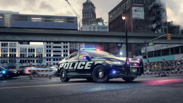 обоя ford police responder hybrid sedan 2017, автомобили, полиция, 2017, responder, hybrid, sedan, ford, police