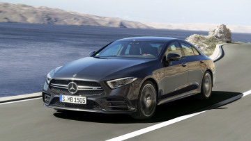 обоя mercedes-benz amg cls-53 4matic  2019, автомобили, mercedes-benz, 2019, чёрный, amg, cls-53, 4matic