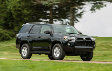 обоя toyota 4runner sr5 2013, автомобили, toyota, 4runner, sr5, 2013, чёрный