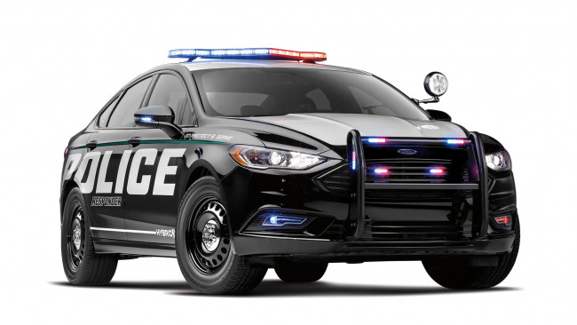 Обои картинки фото ford police responder hybrid sedan 2017, автомобили, полиция, hybrid, responder, police, ford, 2017, sedan