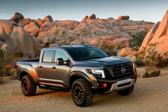 Обои картинки фото nissan titan warrior concept 2017, автомобили, nissan, datsun, titan, warrior, concept, 2017