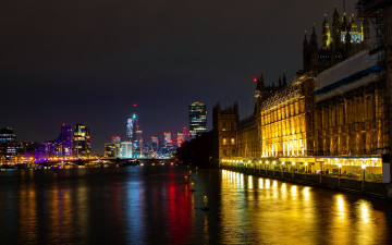 Картинка города лондон+ великобритания palace of westminster