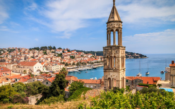 Картинка hvar croatia города -+панорамы