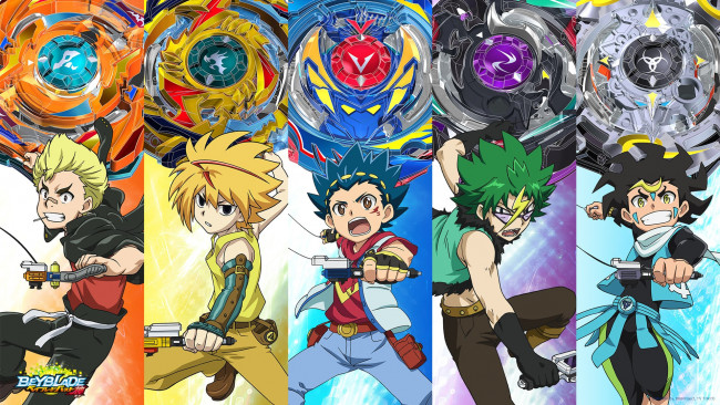 Обои картинки фото аниме, beyblade burst, beyblade, burst