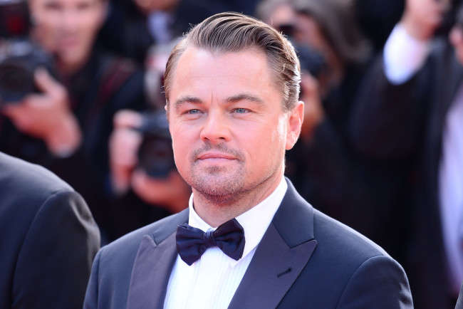 Обои картинки фото мужчины, leonardo dicaprio, актер, костюм, бабочка