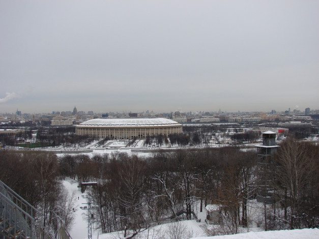 Обои картинки фото большая, спортивная, арена, лужники, города, москва, россия