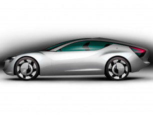 Картинка opel flextreme gt concept автомобили рисованные