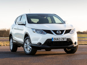 обоя автомобили, nissan, datsun, qashqai, uk-spec, 2014г, светлый