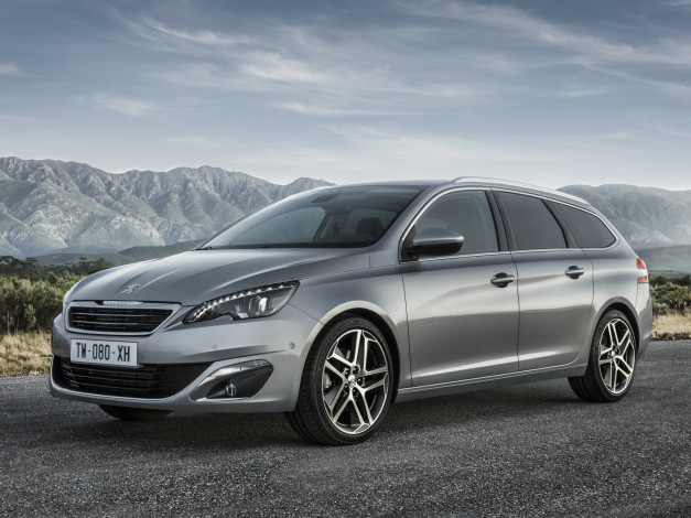 Обои картинки фото автомобили, peugeot, 308, sw, 2014г