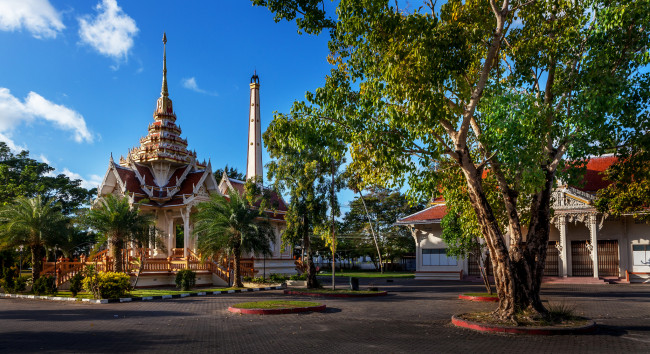 Обои картинки фото chalong temple,  phuket,  thailand, города, - буддистские и другие храмы, буддизм, религия, храм