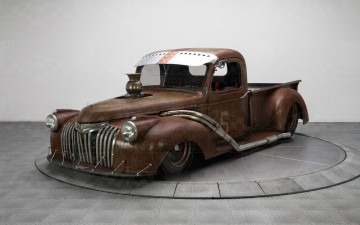 Картинка автомобили custom+pick-up rusty slammed junked custom classic pickup