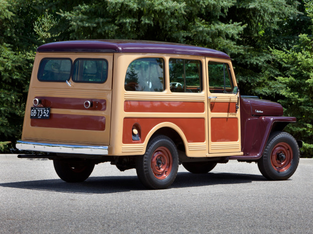 Обои картинки фото willys station wagon 1949, автомобили, willys, station, wagon, 1949