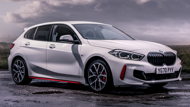 Обои картинки фото bmw 1 series ti , uk,  2021, автомобили, bmw, 1, series, ti, 2021