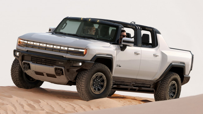 Обои картинки фото gmc hummer ev 2022, автомобили, gm-gmc, gmc, hummer, ev, 2022