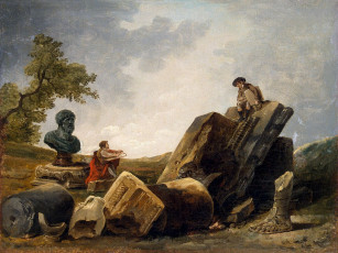 Картинка hubert robert рисованные