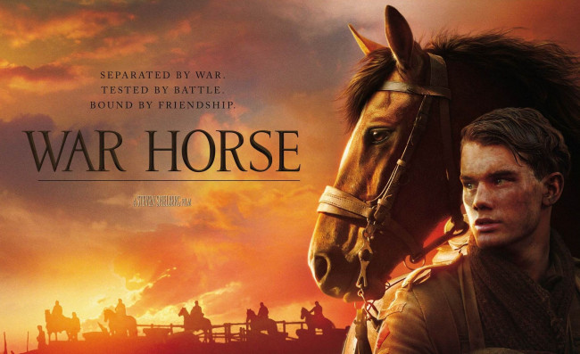 Обои картинки фото war, horse, кино, фильмы, боевой, конь