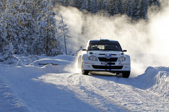 Картинка 2012 skoda fabia s2000 rally of sweden спорт авторалли