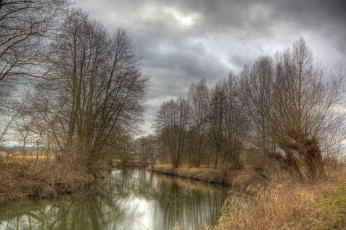 Картинка природа реки озера река трава деревья берег