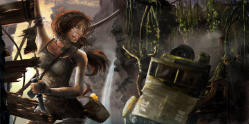 Картинка видео игры tomb raider 2013 lara croft арт