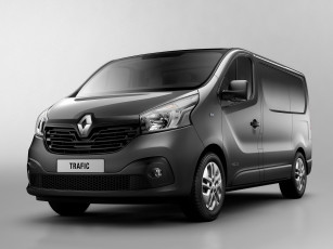 Картинка автомобили renault темный 2014г van trafic