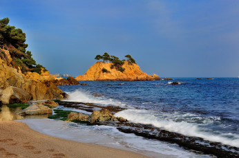 Картинка природа побережье испания море