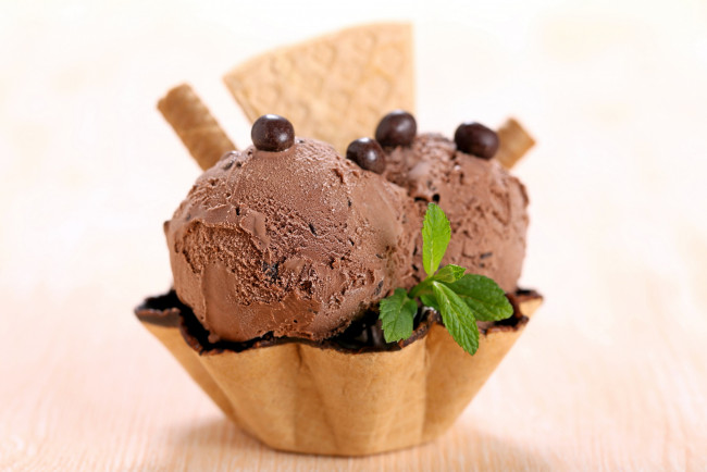 Обои картинки фото еда, мороженое,  десерты, лакомство, шоколадное