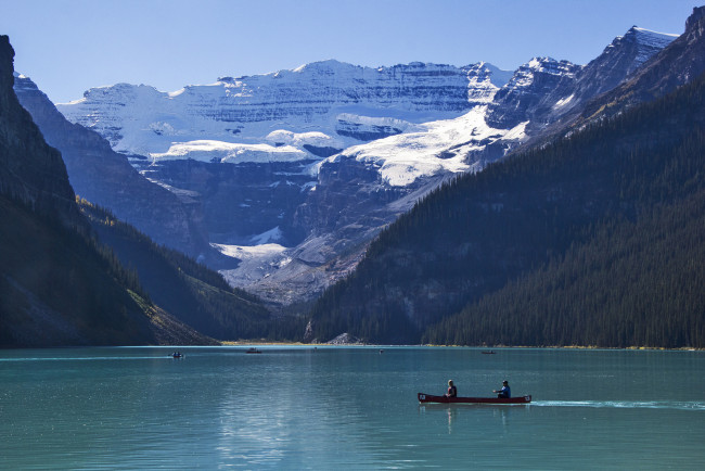 Обои картинки фото природа, реки, озера, горы, озеро, лодки