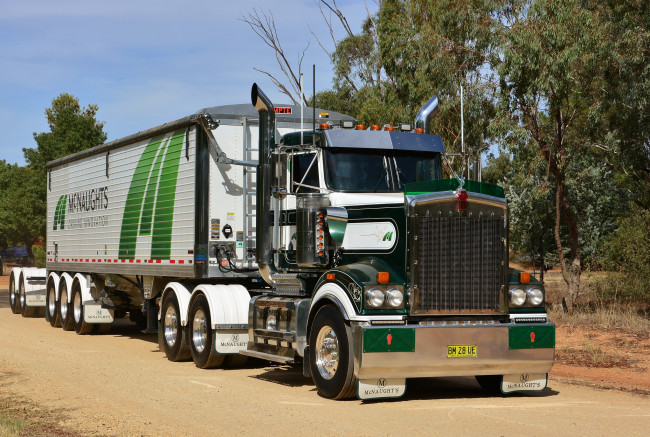 Обои картинки фото автомобили, kenworth, тяжелый, грузовик, седельный, тягач