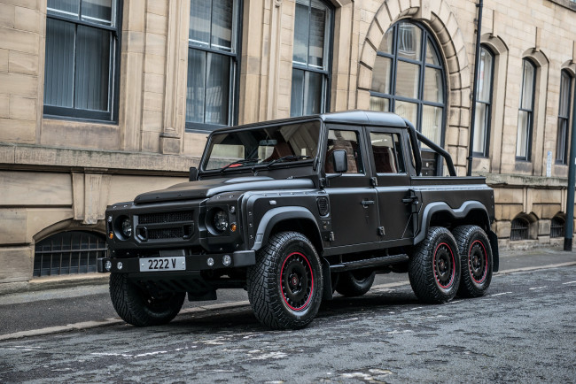 Обои картинки фото автомобили, land-rover, ланд, ровер, , project, kahn, flying, huntsman, 110, double, cab, pickup, concept, 2015г