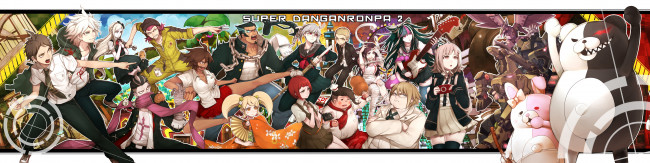 Обои картинки фото аниме, danganronpa, персонажи