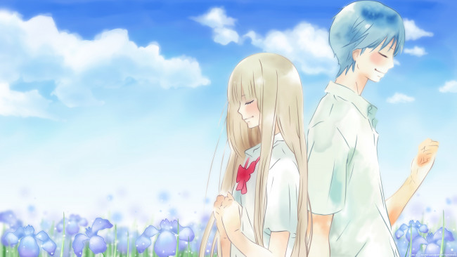 Обои картинки фото аниме, kimi ni todoke, двое