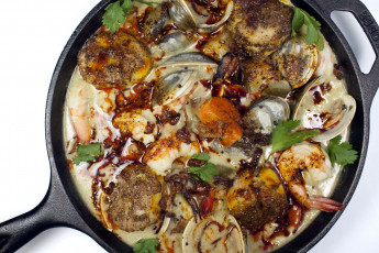 Картинка еда рыбные+блюда +с+морепродуктами индийская креветки мидии кухня