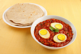 обоя еда, Яичные блюда, кухня, лепешки, яйца, индийская