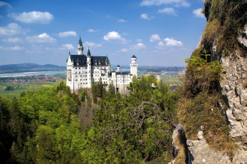 обоя города, замок нойшванштайн , германия, castle, neuschwanstein
