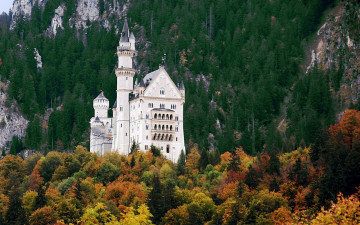 обоя города, замок нойшванштайн , германия, castle, neuschwanstein