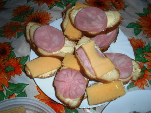 Картинка еда бутерброды +гамбургеры +канапе хлеб колбаса сыр