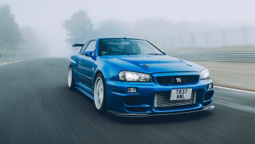 Картинка автомобили nissan datsun skyline gt-r r34