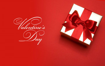 обоя праздничные, день святого валентина,  сердечки,  любовь, коробка, подарок