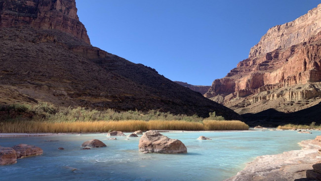 Обои картинки фото little colorado river, grand canyon, arizona, природа, реки, озера, little, colorado, river, grand, canyon